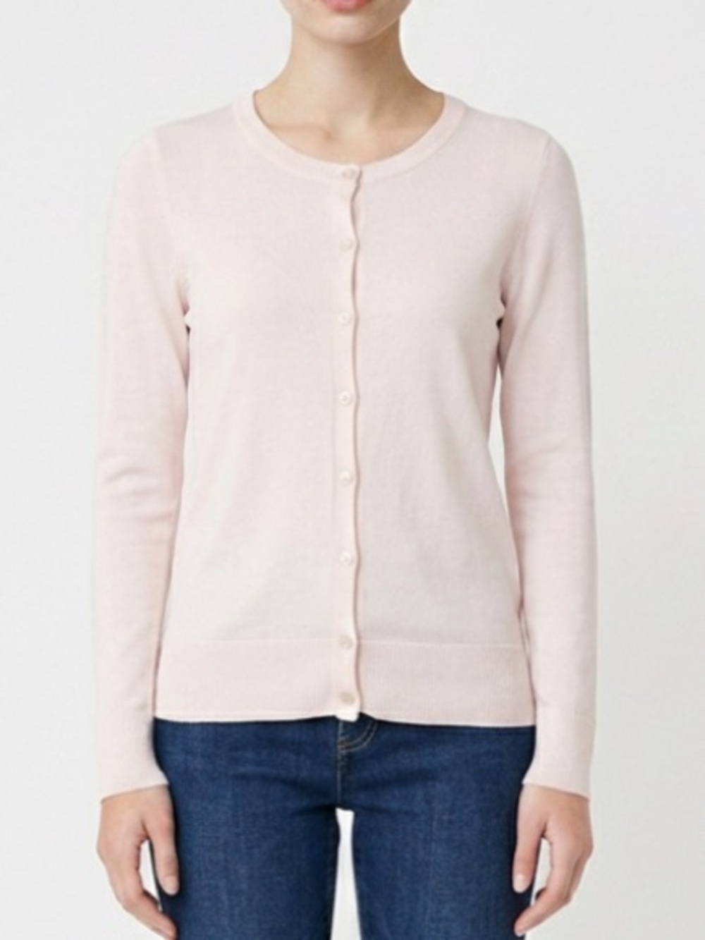 Lafayette 148 New York Light Pink (ROSEWATER) button down cardigan blouse nwt